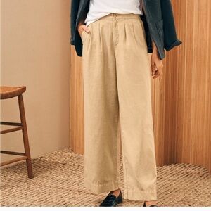 Faherty cotton canvas trousers